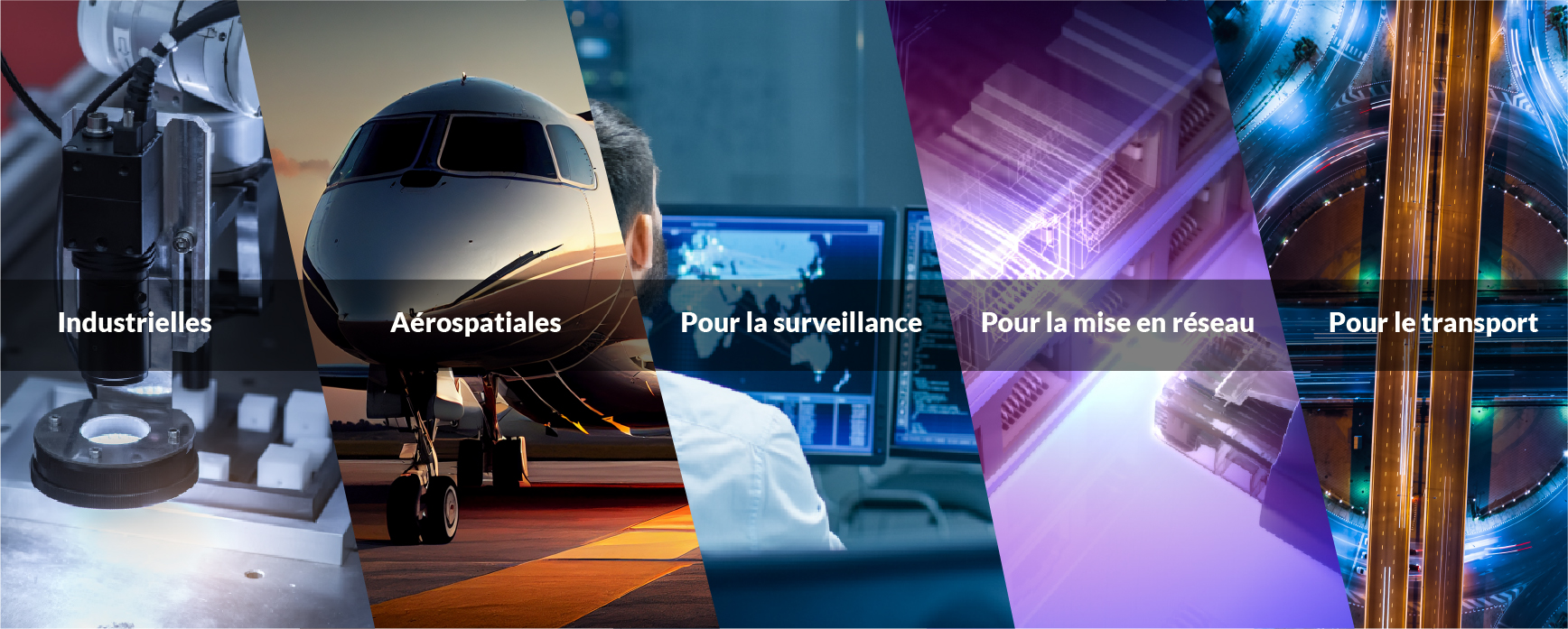 Industrielles / Aérospatiales / Pour la surveillance / Pour la mise en réseau / Pour le transport