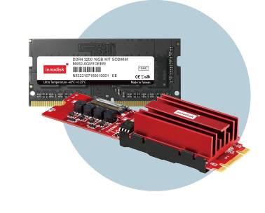 推出全球首款-40~125°C極寬溫DRAM模組 / 推出工業級DDR5系列 / 推出全球首款M.2 10GbE網路擴充卡