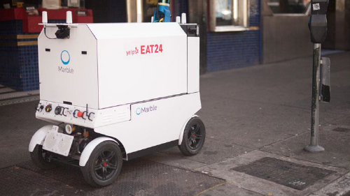 A Self-Driven Courier at Your Doorstep