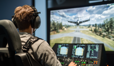 FLIGHT SIMULATOR TESTING SYSTEM