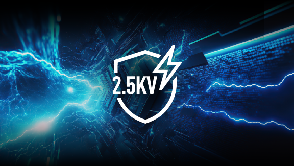 2.5kV ISOLATION FOR ROBUST PROTECTION