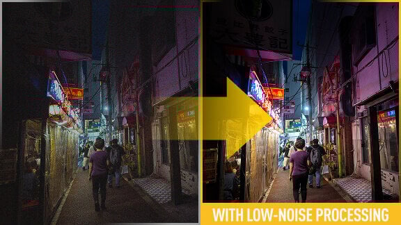 LOW-NOISE IMAGE PROCESSING