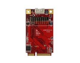 EMPU-3201 | mPCIe to dual USB 3.0 Module, Mini PCIe to USB I/O Expansion Card  | Storage Expansion Card