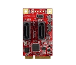 EMPS-32R1 | mPCIe to dual SATA III RAID Module, Mini PCIe to SATA 3 RAID Card | Disk Array