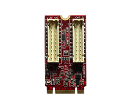 EGPL-G202 | M.2 to dual isolated GbE LAN module | mini PCIe LAN Card | Communication module